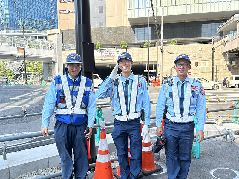 大阪府大阪市淀川区　イベント警備　淀川花火大会にて交通誘導、安全対策