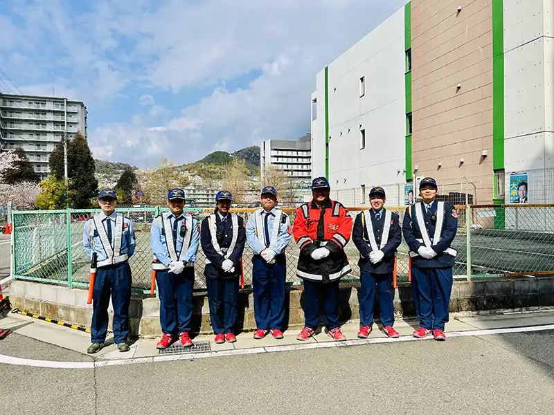 兵庫県川西市　イベント警備　川西市源氏まつり　車両誘導警備