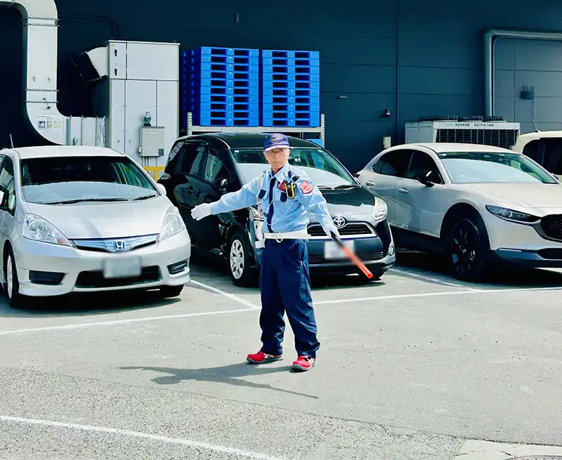 兵庫県宝塚市　イベント警備　CosmoSpark EXPO2025　コスモス食品様　車両誘導警備