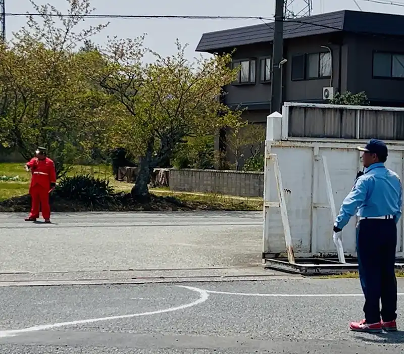 兵庫県宝塚市　イベント警備　CosmoSpark EXPO2025　コスモス食品様　車両誘導警備
