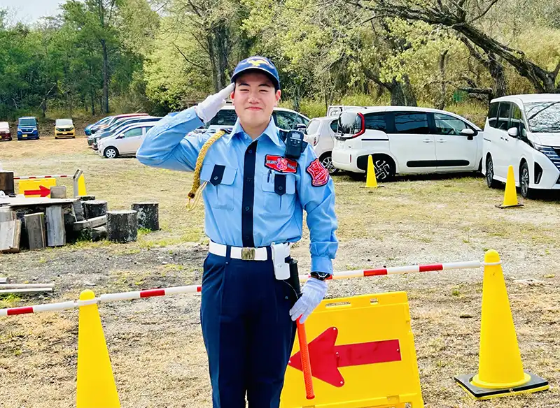 兵庫県宝塚市　イベント警備　CosmoSpark EXPO2025　コスモス食品様　車両誘導警備