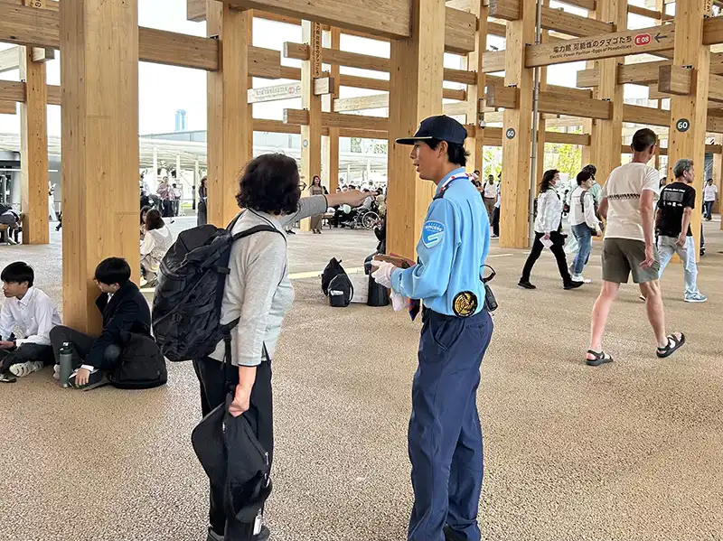 大阪府大阪市　イベント警備　大阪万博での警備（業務提携）