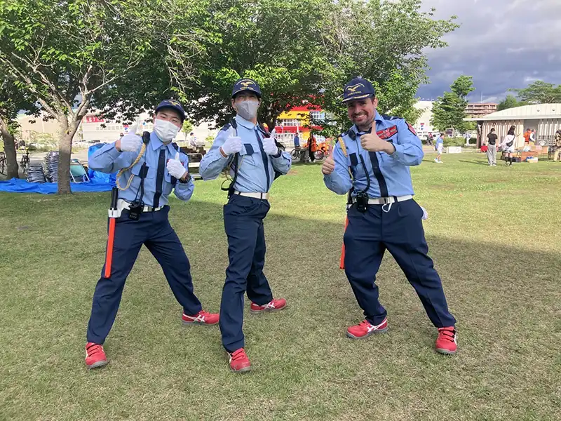 兵庫県三田市　イベント警備　ウッディタウンフェスティバル2025　車両誘導警備