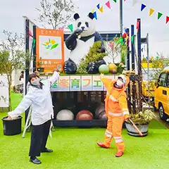 兵庫県三田市　イベント警備　庭楽育フェスタでの警備