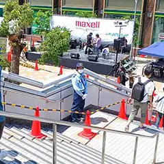 大阪府高槻市　イベント警備　高槻JAZZSTREET2023での交通誘導・雑踏警備