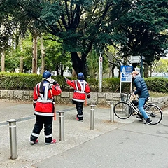 大阪府大阪市　イベント警備　大阪マラソン　車両誘導警備