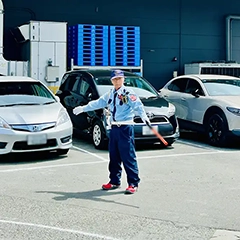 兵庫県宝塚市　イベント警備　CosmoSpark EXPO2025　コスモス食品様　車両誘導警備