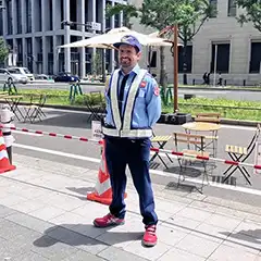 大阪府大阪市　イベント警備　人中心の道路空間へ　～みちの未来体験EXPO～での警備